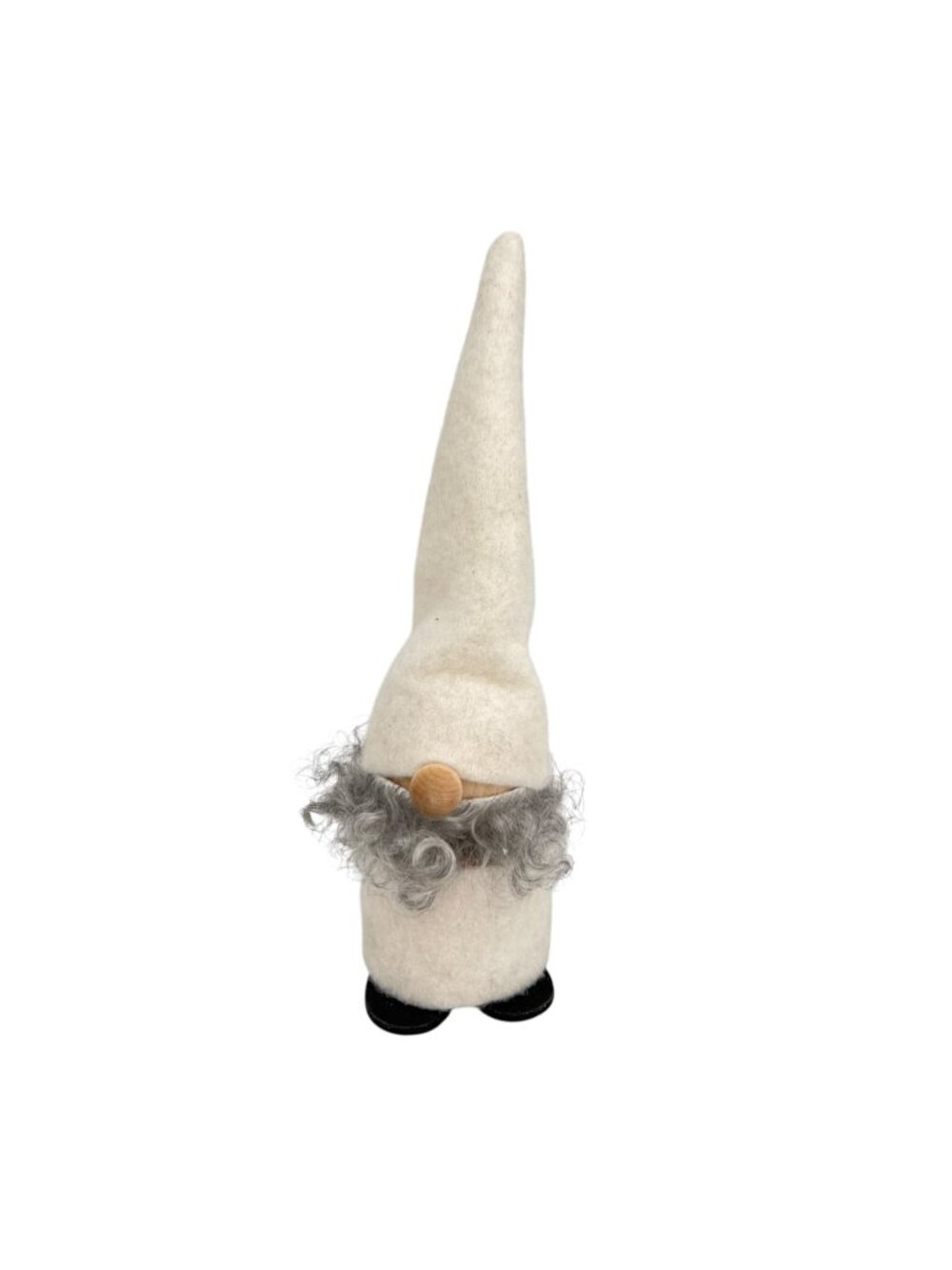 Larrsons TRA Tyko Swedish Made Felt White Gnome Curly Beard Tall Hat